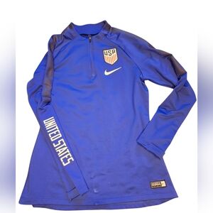 Nike Women's USA Soccer DriFit 1/4 Zip